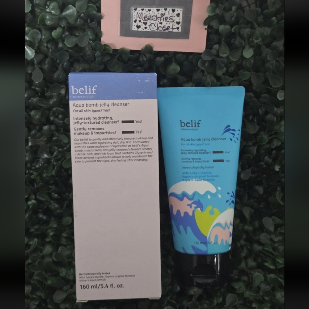 Belif Aqua Bomb Jelly Hydrating Makeup  Remover   5.4 oz/ 160 ml NIB Full Size